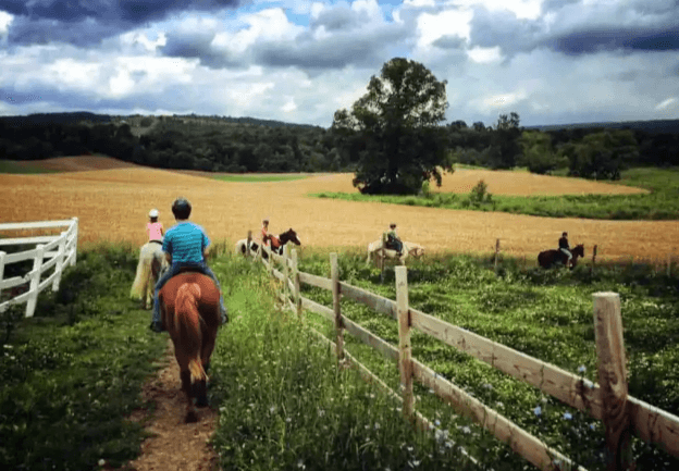 What are the guidelines for passing other riders on trails or in arenas?