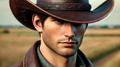 Leather Cowboy Hat