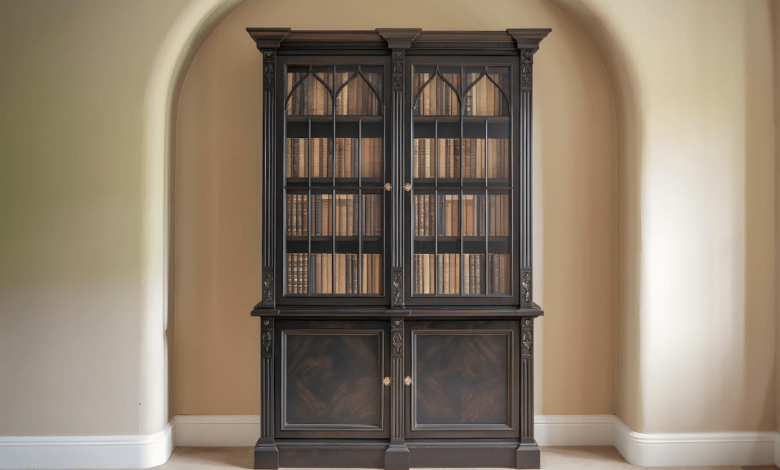 Benefits of a Bookcase with Doors