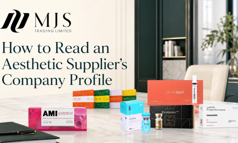 How to Read an Aesthetic Supplier’s Company Profile